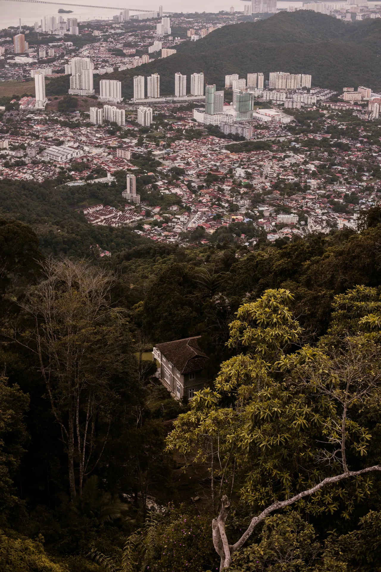 Penang Hill garden and heritage scenery Malaysia