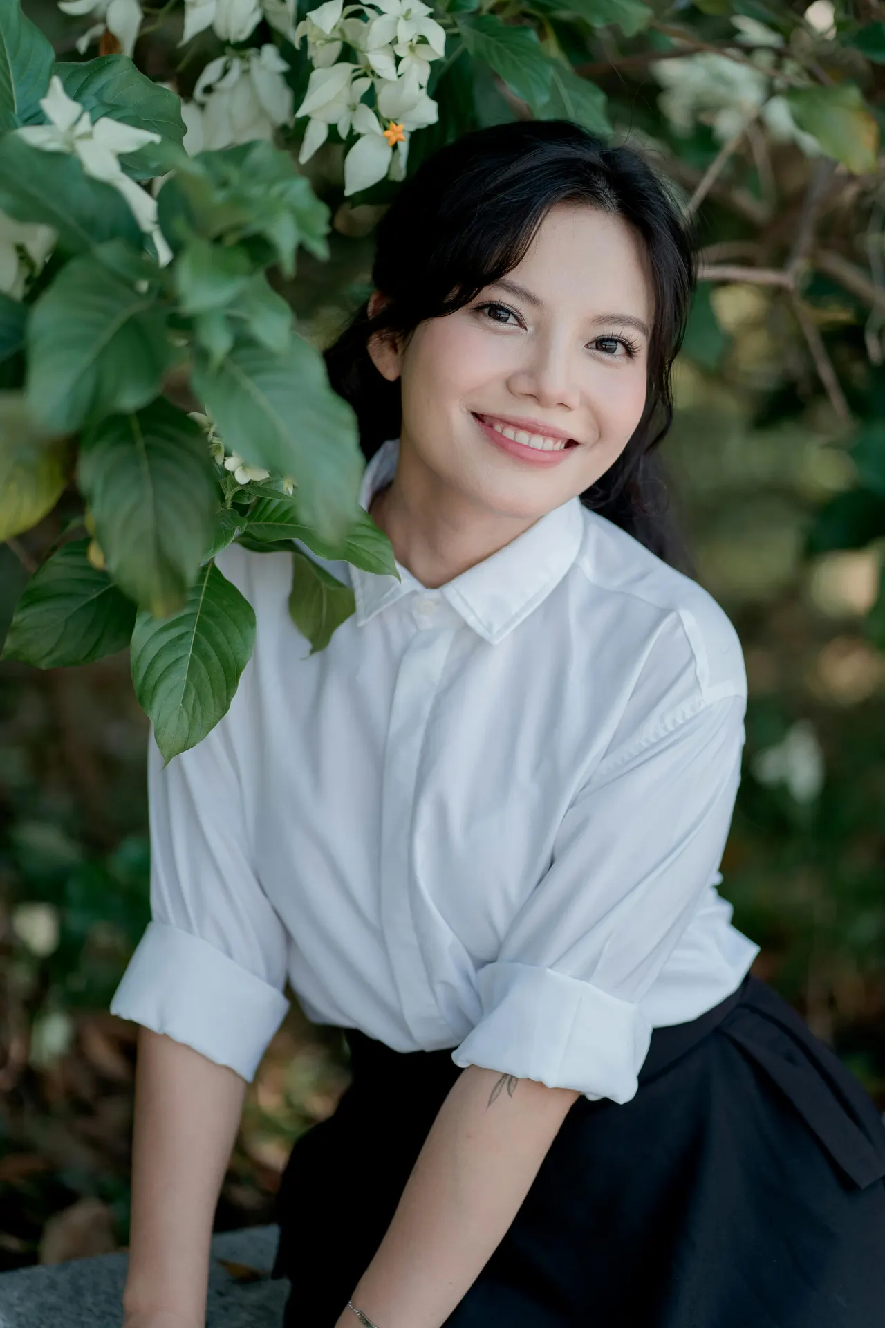 Malaysia highland travel planner portrait in soft natural light